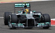 Гран При Бахрейна 2013г. Суббота 20 апреля квалификация Льюис Хэмилтон Mercedes AMG Petronas
