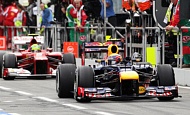 Гран При Германии  2012 г Пятница 20 июля первая практика  Марк Уэббер Red Bull Racing