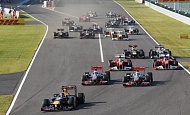 Гран При Японии 2011г Воскресенье чемпион мира Себастьян Феттель  Red Bull Racing 