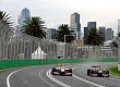 Гран При Австралии 2012 пятница 16 марта Дженсон Баттон Vodafone McLaren Mercedes и Себастьян Феттель Red Bull Racing