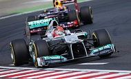 Гран При Венгрии  2012 г. Суббота  28  июля  квалификация  Михаэль Шумахер Mercedes AMG Petronas