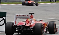 Гран При Малайзии 2013г. Суббота 23 марта третья практика Фернандо Алонсо Scuderia Ferrari
