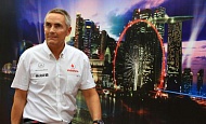 Гран При Сингапура 2012 г. Пятница 21 сентября первая практика Мартин Уитмарш Vodafone McLaren Mercedes