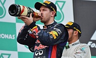 Гран При Малайзии 2013г. Воскресенье 24 марта гонка Себастьян Феттель Red Bull Racing