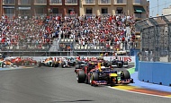 Гран При Валенсии 2012 г. Воскресенье 24 июня гонка  Себастьян Феттель Red Bull Racing