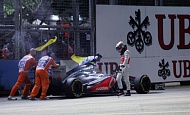 Гран При Сингапура 2012 г. Воскресенье 23 сентября гонка. Сход Льюиса Хэмилтона Vodafone McLaren Mercedes