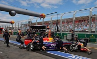 Гран При Австралии 2013г. Пятница 15 марта первая практика Марк Уэббер Red Bull Racing