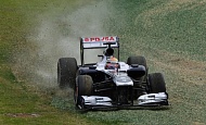 Гран При Австралии 2013г. Воскресенье 17 марта гонка Пастор Мальдонадо Williams F1 Team