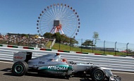 Гран При Японии 2012 г. Пятница 5 октября вторая практика Михаэль Шумахер Mercedes AMG Petronas