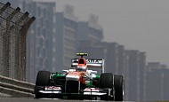 Гран При Китая 2013г. Суббота 13 апреля третья практика Андриан Сутиль Sahara Force India F1 Team