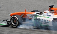 Гран При Малайзии 2013г. Пятница 22 марта вторая практика Пол ди Реста Sahara Force India F1 Team