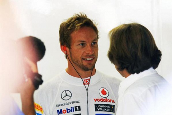 Гран При Италии 2012 г. Суббота 8 сентября третья практика Дженсон Баттон Vodafone McLaren Mercedes