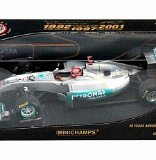 Mercedes-Benz W02, showcar, 20-th anniversary, M. Schumacher, 1:18