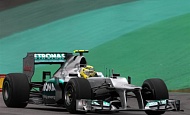Гран При Бразилии 2012 г. Суббота 24 ноября третья практика Нико Росберг Mercedes AMG Petronas