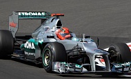 Гран При Японии 2012 г. Пятница 5 октября вторая практика Михаэль Шумахер Mercedes AMG Petronas