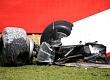 Гран При Великобритани 2011г разбитый болид Камуи Кобаяши