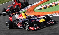 Гран При Италии 2012 г. Суббота 8 сентября третья практика Марк Уэббер Red Bull Racing