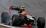 Гран При Бразилии 2012 г. Суббота 24 ноября квалификация Ромэн Грожан Lotus F1 Team