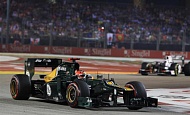 Гран При Сингапура 2012 г. Воскресенье 23 сентября гонка Хейкки Ковалайнен Caterham F1 Team