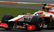  Гран При Великобритании  2012 г Суббота 7 июля третья практика Нараин Картикеян HRT F1 TEAM
