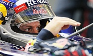 Гран При Бельгии 2012 г. Пятница 31 августа  первая практика Себастьян Феттель Red Bull Racing