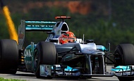 Гран При Малайзии  2012 г пятница 23  марта Михаэль Шумахер Mercedes AMG Petronas