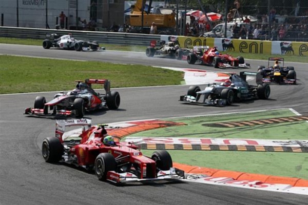 Гран При Италии 2012 г. Воскресенье 9 сентября гонка Фелипе Масса Scuderia Ferrari