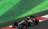 Гран При  Индии 2012 г. Суббота 27 октября квалификация Ромэн Грожан Lotus F1 Team