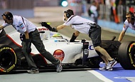 Гран При Сингапура 2012 г. Пятница 21 сентября вторая практика Серхио Перес Sauber F1 Team