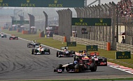 Гран При Китая 2013г. Воскресенье 14 апреля гонка  Даниэль Риккардо Scuderia Toro Rosso