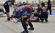 Гран При Бахрейна 2013г. Суббота 20 апреля третья практика Себастьян Феттель Red Bull Racing