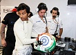 Гран При Индии 2011г Пятница Нараин Картикеян HRT F1 TEAM 