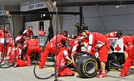 Гран При Китая 2013г. Суббота 13 апреля третья практика Фелипе Масса Scuderia Ferrari