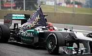 Гран При Бразилии  2012 г. Воскресенье 25 ноября гонка Михаэль Шумахер Mercedes AMG Petronas
