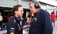 Гран При Италии 2012 г. Пятница 7 сентября первая практика Кристиан Хорнер Red Bull Racing