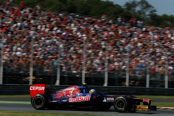 Гран При Италии 2012 г. Пятница 7 сентября вторая практика Жан-Эрик Вернь Scuderia Toro Rosso