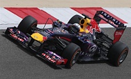 Гран При Бахрейна 2013г. Пятница 19 апреля первая практика Себастьян Феттель Red Bull Racing