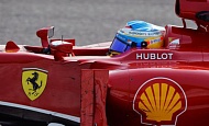 Гран При Китая 2013г. Пятница 12 апреля вторая практика Фернандо Алонсо Scuderia Ferrari