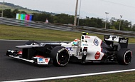 Гран При Венгрии  2012 г. Пятница 27  июля  вторая  практика Серхио Перес Sauber F1 Team