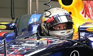 Гран При Индии 2012 г. Пятница 26 октября вторая практика Себастьян Феттель Red Bull Racing