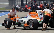 Гран При Китая 2013г. Суббота 13 апреля квалификация  Пол ди Реста Sahara Force India F1 Team