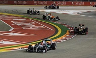 Гран При Сингапура 2012 г. Воскресенье 23 сентября гонка Михаэль Шумахер Mercedes AMG Petronas