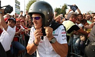 Гран При Италии 2012 г. Суббота 8 сентября третья практика Михаэль Шумахер Mercedes AMG Petronas