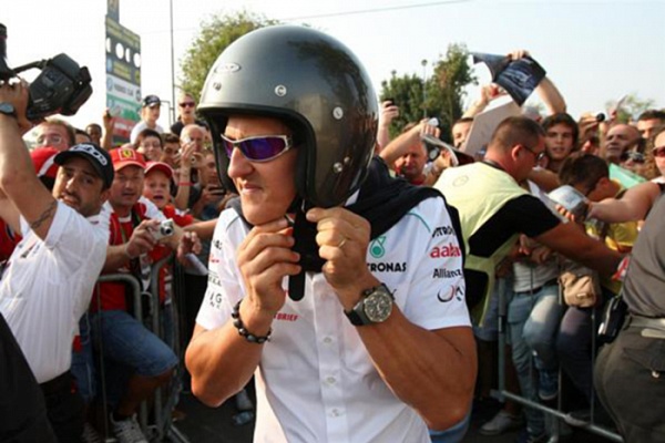 Гран При Италии 2012 г. Суббота 8 сентября третья практика Михаэль Шумахер Mercedes AMG Petronas