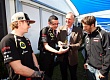 Гран При Австралии 2012 воскресенье 18  марта Кими Райкконен и Ромэн Грожан Lotus F1 Team