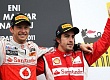 Гран-при Венгрии 2011г Воскресенье  Дженсон Баттон Vodafone McLaren Mercedes и Фернандо Алонсо  Scuderia Ferrari Marlboro победители гонки