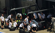Гран При Индии 2012 г. Суббота 27 октября третья практика Михаэль Шумахер Mercedes AMG Petronas