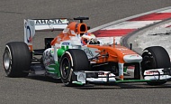 Гран При Китая 2013г. Пятница 12 апреля вторая практика Пол ди Реста Sahara Force India F1 Team