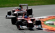 Гран При Италии 2012 г. Воскресенье 9 сентября гонка Фернандо Алонсо и Фелипе Масса Scuderia Ferrari