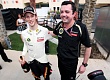 Гран При Бахрейна  2012 г  воскресенье 22 апреля Ромэн Грожан и Эрик Булье Lotus F1 Team